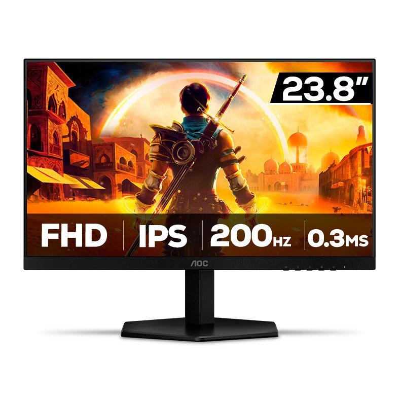 Monitor Gamer Aoc Agon 24, 23.8 Pol, Ips, FHD, 0.3ms, 200Hz, G-Sync — Informática