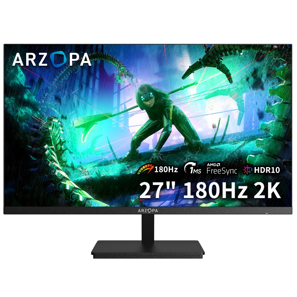 Monitor Gamer Arzopa M1RC, 27" 2K Qhd 180Hz Ips, 1ms, 115% sRGB