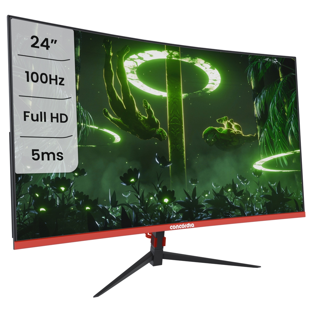 Monitor Gamer Curvo CZ238F Concórdia 23.8" 100hz LED Full HD Hdmi Vga