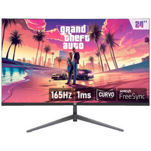 Monitor Gamer Duex, 24 Pol VA, Curvo, FHD, 1ms, Hdr, 165Hz, FreeSync