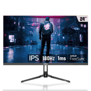 Monitor Gamer HQ Frameless Premium, 24 Pol, Ips, Full HD, 1ms, 180Hz