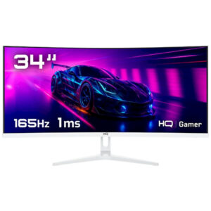 Monitor Gamer HQ Premium, 34 Pol, Curvo, VA, UltraWide Qhd, 1ms