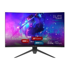 Monitor Gamer Level Elite Curvo Eled 27 Hdr FHD 280Hz 1ms W2717RECV2