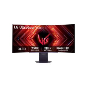 Monitor Gamer LG UltraGear OLED Curvo Tela OLED 45”, Qhd, Trueblack