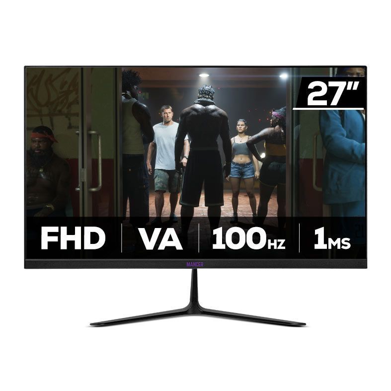 Monitor Gamer Mancer Horizon Z2, 27 Pol, VA, FHD, 100Hz, 1ms, Hdmi Vga — Informática