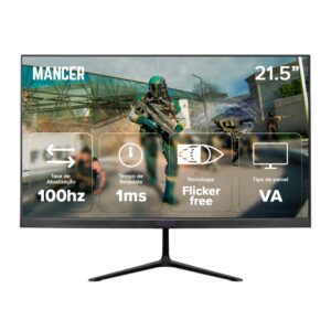 Monitor Gamer Mancer Horizon Z3B, 21.5 Pol, VA, FHD, 1ms, 100Hz, Hdmi
