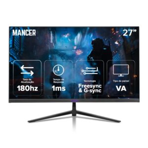 Monitor Gamer Mancer Valak ZX181, 27 Pol, VA, Curvo, FHD