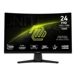 Monitor Gamer Msi Mag 242C, 23.6”, Full HD, 180Hz