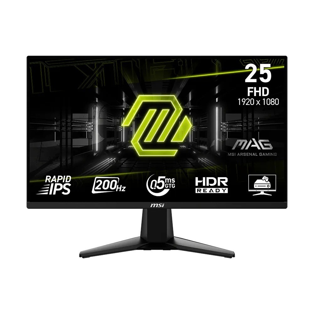 Monitor Gamer Msi Mag 255F E20, 24.5'', Full HD, 200Hz, 0.5ms