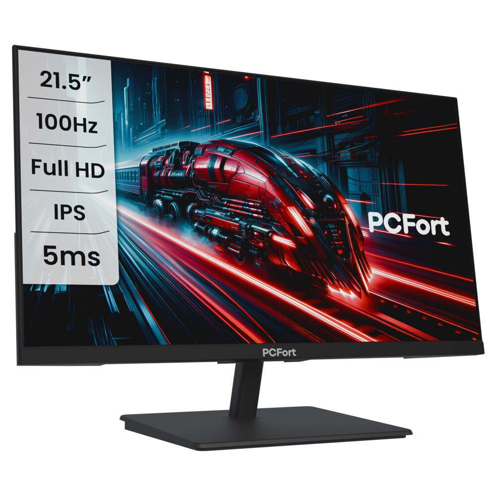 Monitor Gamer PCFort 21.5'' Ips 100hz Full HD Vga Hdmi Vesa — Informática