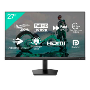 Monitor Gamer Philips Evnia 27″ 200Hz 0,3Ms Ips Full HD Bivolt