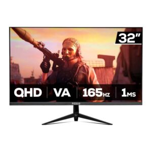 Monitor Gamer Pichau Cepheus V5S, 32 Pol, VA, Qhd, 1ms, 165Hz, Hdmi DP