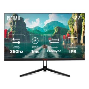 Monitor Gamer Pichau Nexus S362, 27 Pol, Ips, FHD, 1ms, 360Hz