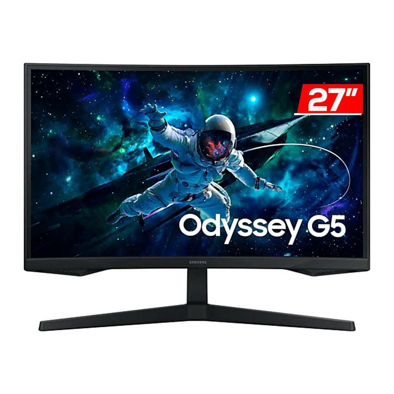 Monitor Gamer Samsung Odyssey G5, 27 Pol, VA, Qhd, 1ms, 165Hz