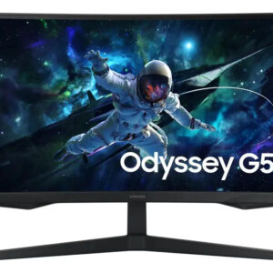 Monitor Gamer Samsung Odyssey G5, 27 Qhd, 165hz Cor Preto