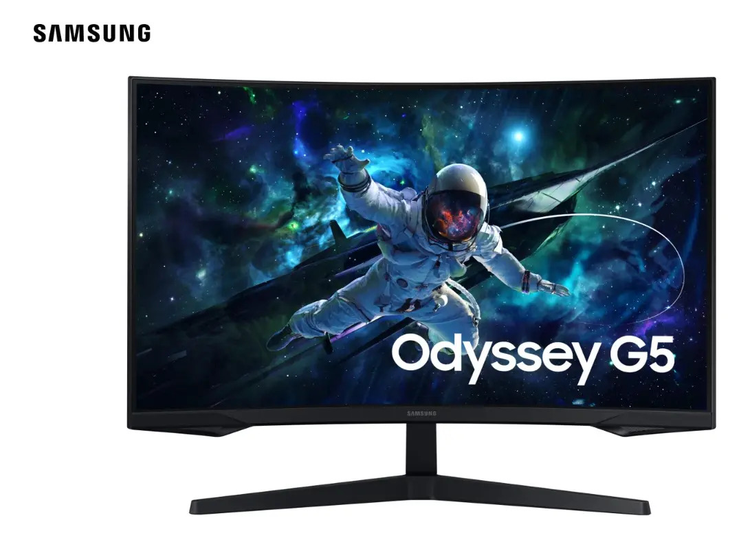 Monitor Gamer Samsung Odyssey G5, 32 ,qhd, 165hz,1ms,hdmi,dp Preto — Informática