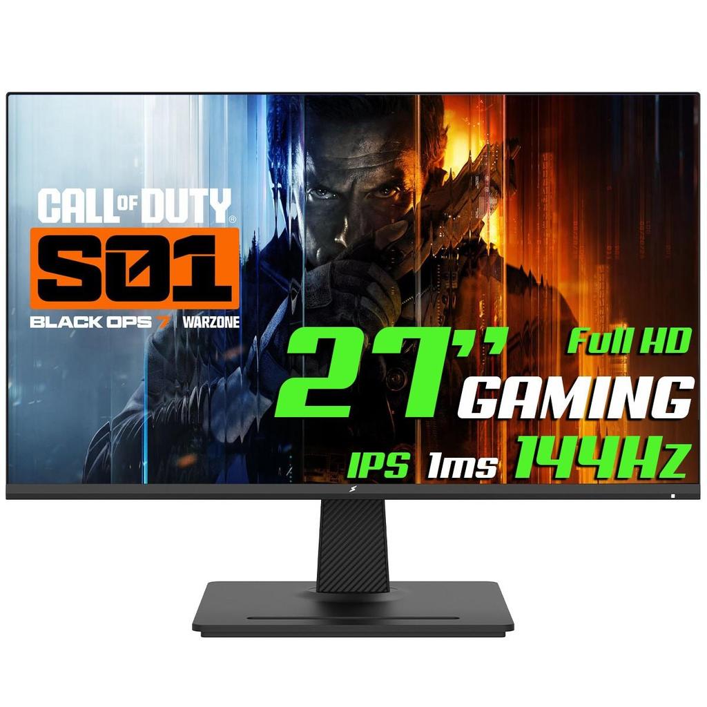 Monitor Gamer SuperFrame Ace, 27 Pol, Full HD, Ips 144Hz 1ms