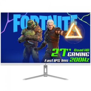 Monitor Gamer SuperFrame Crystal, 27 Pol, RGB, Quad HD, Fast Ips, 1ms