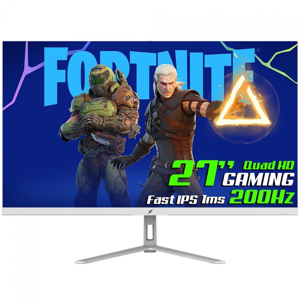 Monitor Gamer SuperFrame Crystal, 27 Pol, RGB, Quad HD, Fast Ips, 1ms