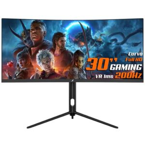 Monitor Gamer SuperFrame Elegance Series 30 pol Curvo Uwfhd VA 1ms