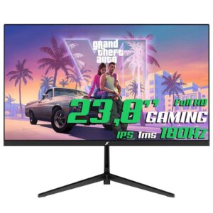 Monitor Gamer SuperFrame Precision, 23.8 Pol, Flat, Full HD, Ips