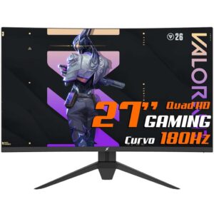 Monitor Gamer SuperFrame Precision, 27 Pol, Quad HD, Curvo, 180Hz