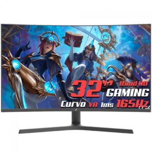 Monitor Gamer SuperFrame Prisma X, 32 Pol, Curvo, VA, Quad HD, 1ms