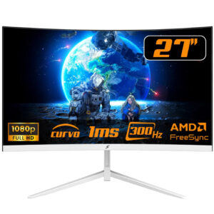 Monitor Gamer SuperFrame Vision, 27 Pol, Curvo, Full HD, VA, 1ms
