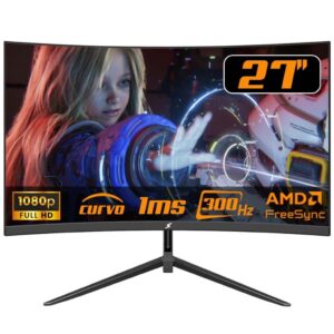 Monitor Gamer SuperFrame Vision, 27 Pol, Curvo, Full HD, VA, 1ms