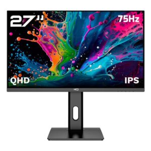Monitor HQ Pro 27”, Ips, 1MS, Qhd 2560×1440, Ergonômico, Ajuste de