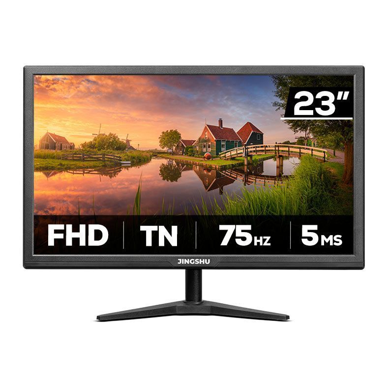 Monitor Jingshu 23, 23 Pol, TN, FHD, 5ms, 75Hz, Hdmi Vga