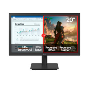 Monitor LG 20″ LED Home e Office Full HD 75hz 2ms 20U401A Bivolt
