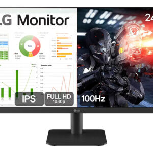 Monitor PC Gamer LG 24”- Ips, Full HD, 100Hz, Hdmi, Preto