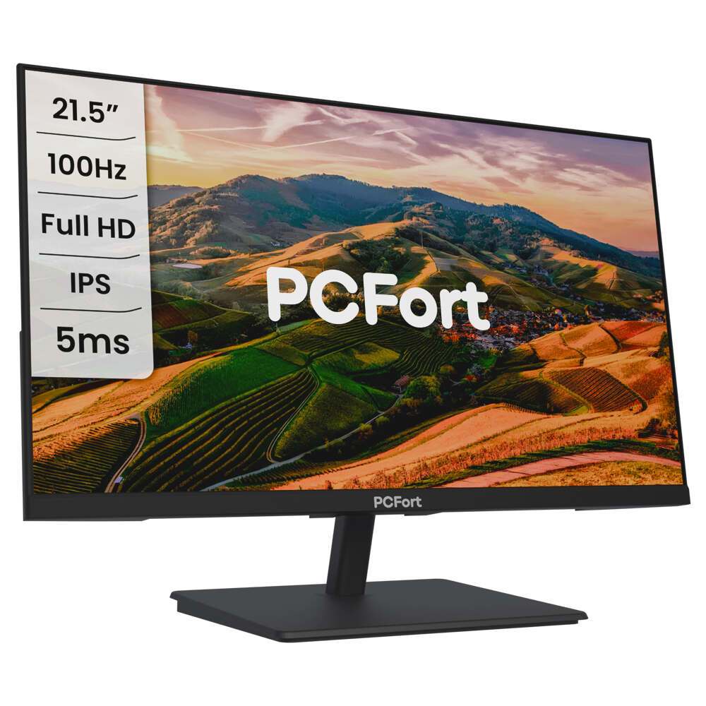 Monitor PCFort T217 21.5'' Ips Vga Hdmi Vesa — Informática