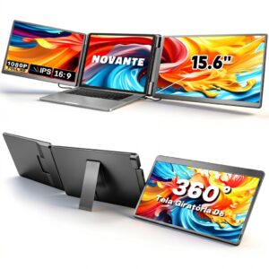 Monitor Portátil Expansor de Tela Dupla 15.6″ FHD 1080p Ips, Tela