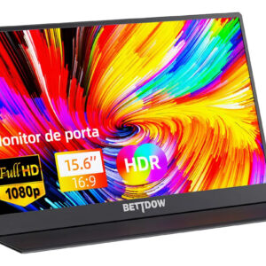 Monitor Portátil Gamer Bettdow 15.6” Full HD 60Hz Ips Compatível 4K