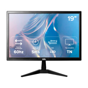 Monitor Szl 19, 19 Pol, TN, HD, 5ms, 60Hz, Hdmi Vga