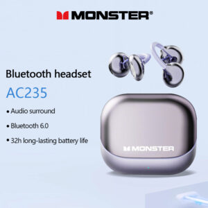 Monster AC235 Fone De Ouvido Bluetooth Áudio surround Até 32 Horas De