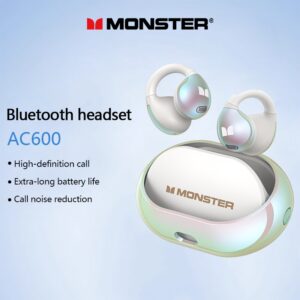Monster AC600 Fone De Ouvido Bluetooth Cancelamento Inteligente De