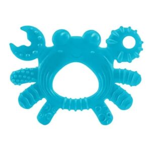 Mordedor Bebê Massageador de Gengivas Caranguejo Azul Lillo
