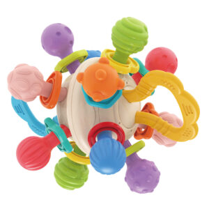 Mordedor Chocalho Bebê Bola Sensorial Massageador Maxi Baby — Bem-estar