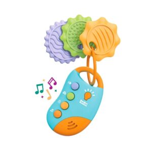 Mordedor Sensorial Bebê Brinquedo Educativo Musical Com Luz Controle