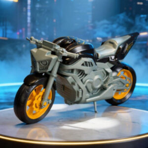 Moto de Brinquedo Gotham Sport Batman Tamanho Grande 32cm Com Pé de