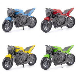 Moto Esportiva Brinquedo Grande 32cm Estilo Hornet Kawasaki 4 Cores