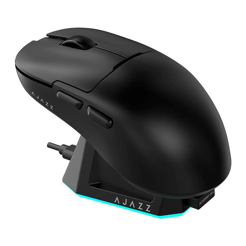 Mouse Ajazz AJ159, 12000DPI, 6 Botoes, Wireless, Preto
