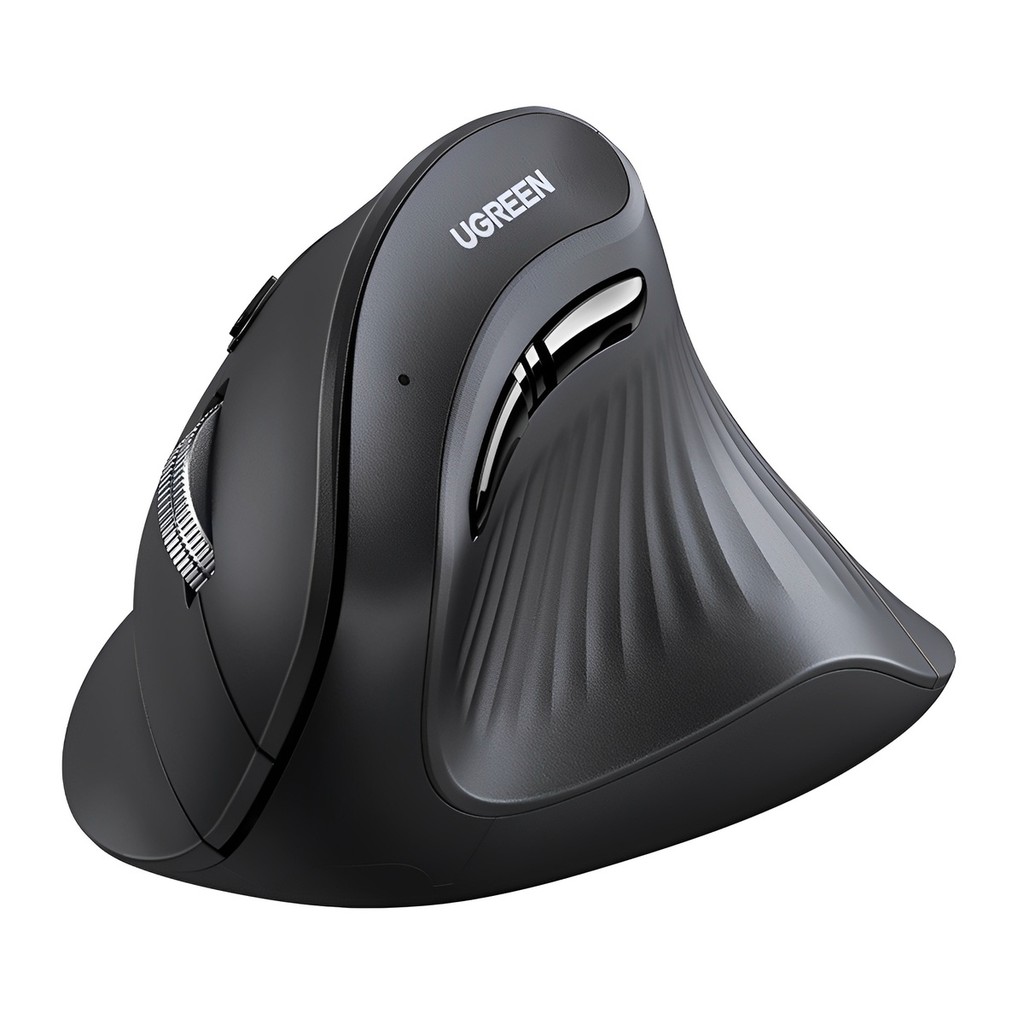 Mouse Bluetooth Sem Fio Vertical Ugreen 5 Butões Preto — Informática
