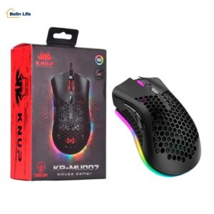 Mouse com fio 2.4G para jogos Mouse recarregável com efeito de luz