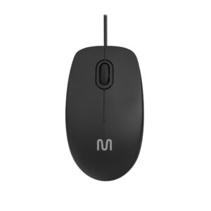 Mouse Com Fio Conexão USB 1200dpi Cabo de 180cm 3 Botões Clique
