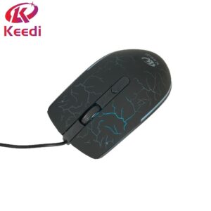 Mouse Gamer Ergonômico LED RGB Com fio 1.35M Keedi