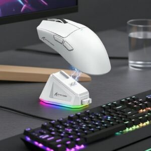 Mouse Gamer Leve Tri Mode Shark DE Ataque com PAW3311, 22000DPI